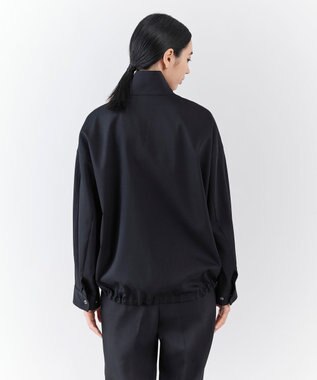 23区 【エステータ】ライトダブルクロス ブルゾン ブラック