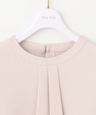 ANY SIS 【洗える】ボウタイ ブラウス ローズグレー