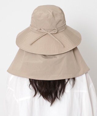 MOONBAT 【遮光100％/UVカット100％】フワクール (Fuwacool)  日差しを完全遮断サファリハット　遮光100　UV100 ベージュ