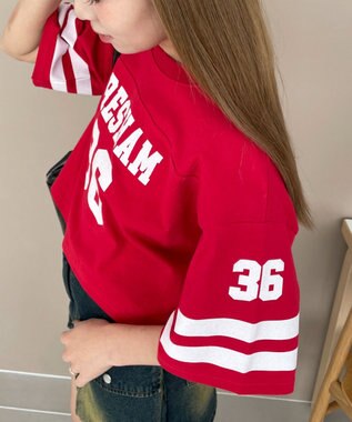 WEGO ナンバリングショートT レッド