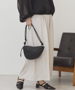 AMERICAN HOLIC 【選べる丈】ギャザースカーチョ【WEB限定カラー有り】 Light Beige