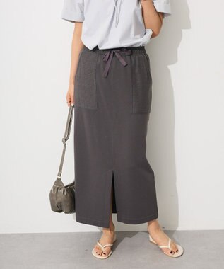 CRAFT STANDARD BOUTIQUE カットソーIラインスカート Dark Gray