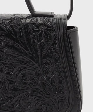 GRACE CONTINENTAL FlapFrowerBag ブラック