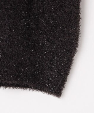 Feroux キラキラシャギー ニット カーディガン グレー系