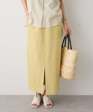 CRAFT STANDARD BOUTIQUE カットソーIラインスカート Yellow