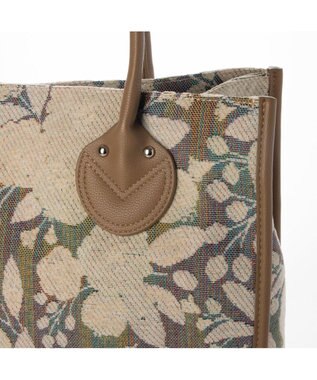 UNBILLION カシュカシュ cachecache / ジャガードスクエアトート アイボリー