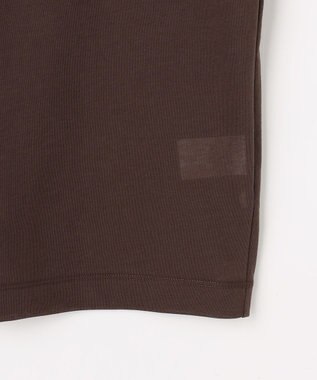 自由区 S シアーフリルジャージー カットソー ダークブラウン