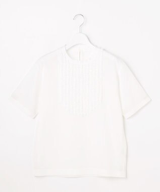 自由区 S シアーフリルジャージー カットソー オフ