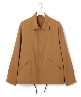 J.PRESS YORK STREET 【UNISEX】リネンライク コーチジャケット ブラウン系