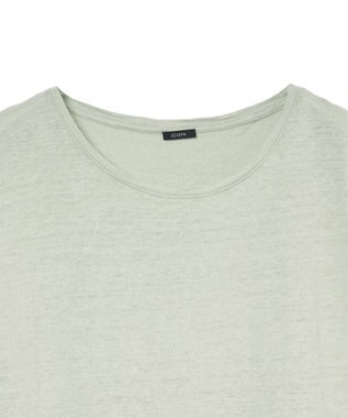 JOSEPH 【洗える】リネンジャージー　キャップスリーブトップス Matcha