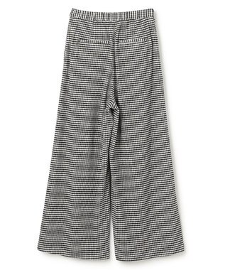 uncrave 【ご好評につき追加生産】ギンガムチェック ワイドパンツ ブラック×ホワイト