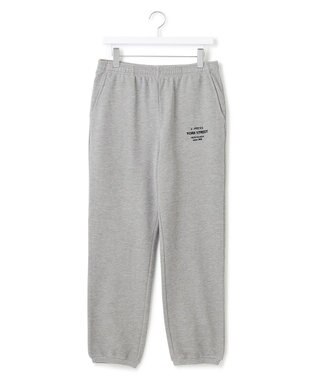 J.PRESS YORK STREET 【UNISEX】ワンポイントスウェットパンツ ライトグレー系