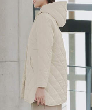 Tiaclasse 【安田美沙子さん着用・新色追加】中綿キルティングコート アイボリー