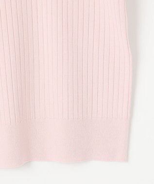 J.PRESS LADIES 【洗える】RAYON STRETCH PLAIN クルーネック ニット ピンク系