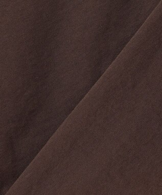 自由区 S シアーフリルジャージー カットソー ダークブラウン