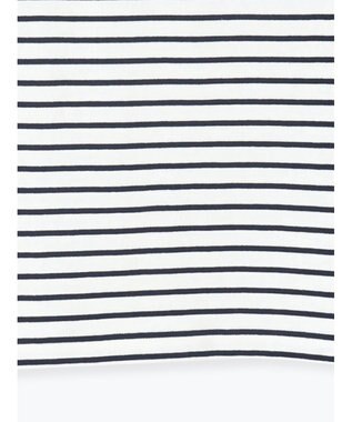 Te chichi ショルダー釦ボーダーカットソー ネイビー