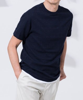 ONWARD Reuse Park メンズ商品【23区 HOMME】カットソー春夏 ネイビー