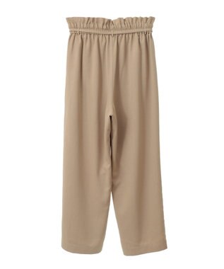 CRAFT STANDARD BOUTIQUE フリルウエストパンツ Gray Beige