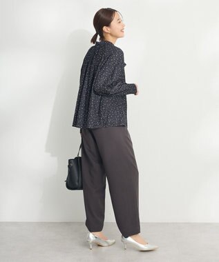CRAFT STANDARD BOUTIQUE フリルウエストパンツ Dark Gray