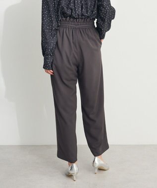 CRAFT STANDARD BOUTIQUE フリルウエストパンツ Dark Gray
