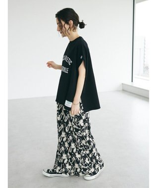 CRAFT STANDARD BOUTIQUE アートフラワーシャーリングパンツ Ivory