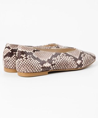 BONTRE 【BONTRE/ボントレ】ソフトフラットパンプス/02501-RS パイソン