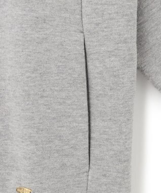 23区 【洗える】オーガニックコットンテリー ジップアップ フーディー ライトグレー系