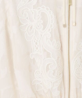 GRACE CONTINENTAL ジャガード刺繍ブルゾン キナリ