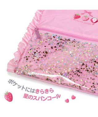 Mother garden マザーガーデン フリル ナップサック  キッズ リュック 《ユニコーン/野いちご》 野いちご