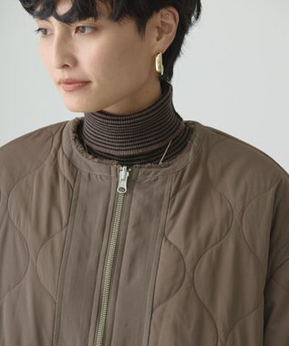 AMERICAN HOLIC 軽ポカ２ＷＡＹリバーシブルキルトアウター Mocha