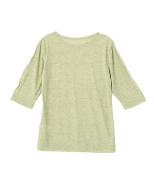 earth music&ecology ハイショクメロートップス Light Green