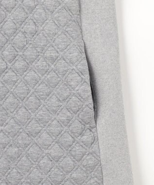 組曲 KIDS 【150-160㎝】ダイヤキルト ワンピース グレー系