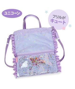 Mother garden マザーガーデン フリル ナップサック  キッズ リュック 《ユニコーン/野いちご》 ユニコーン