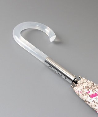 AURORA JILL STUART ジル スチュアート アブストラクトフラワー柄 雨傘（長傘） ピンクｘベージュ