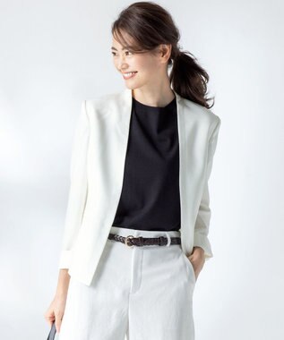 洗える プレンウェーブ ノーカラー ジャケット 23区 ファッション通販 公式通販 オンワード クローゼット 洗える プレンウェーブ ノーカラー ジャケット 23区 ファッション通販 公式通販 オンワード クローゼット