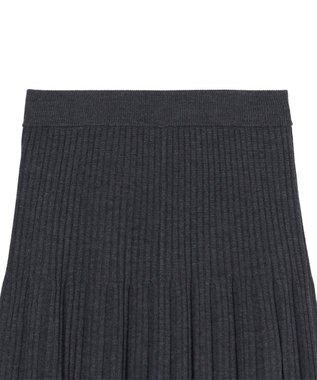 JOSEPH 【洗える】メリノウールリブ　ニットスカート Smoke