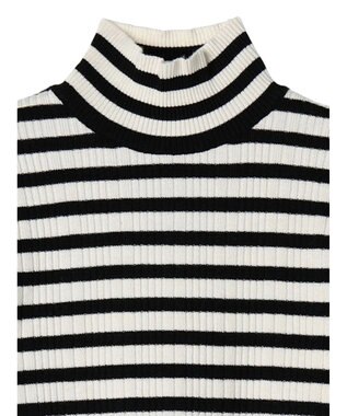 Green Parks ボーダーアソートモックネックニットプルオーバー A