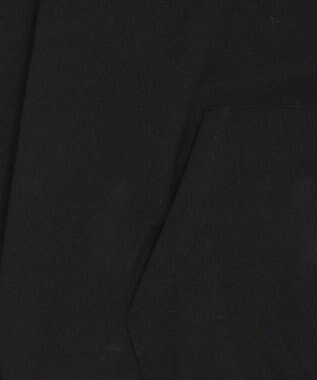 WEGO 【ユニセックス着用ITEM】エンボスステッチロゴプルパーカー ブラック