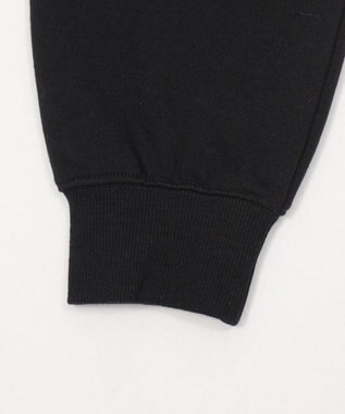 WEGO 【ユニセックス着用ITEM】エンボスステッチロゴプルパーカー ブラック