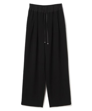 BEIGE， RUE / ドライタッチイージーセミワイドパンツ Black