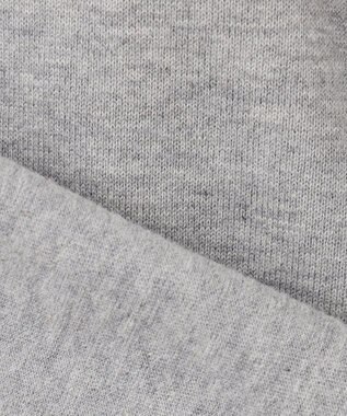 23区 【洗える】オーガニックコットンテリー ジップアップ フーディー ライトグレー系