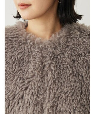 Green Parks ・ＥＬＥＮＣＡＲＥ　ＤＵＥ　シープファーベスト Gray Beige