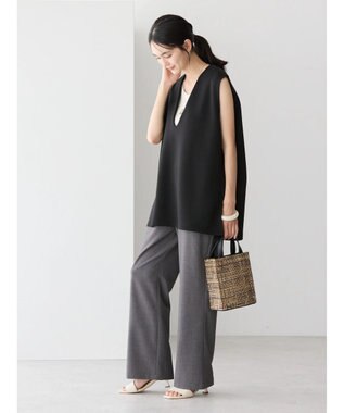 AMERICAN HOLIC Ｕネックポンチベスト Black