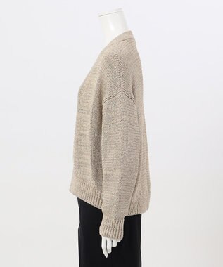 23区 【エステータ】テープヤーン ニットカーディガン ゴールド系