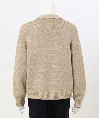 23区 【エステータ】テープヤーン ニットカーディガン ゴールド系