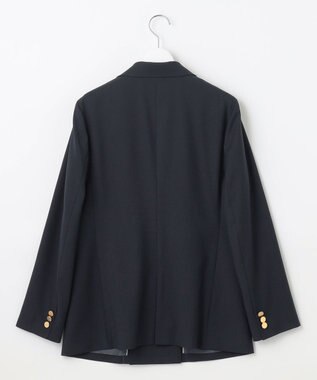 J.PRESS LADIES S 【洗える】50/2 T/Rウォッシャブルギャバ ジャケット ネイビー系