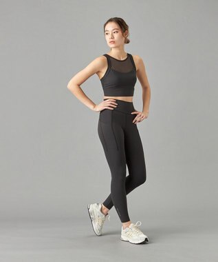 Chacott Boost サイドポケットレギンス ブラック