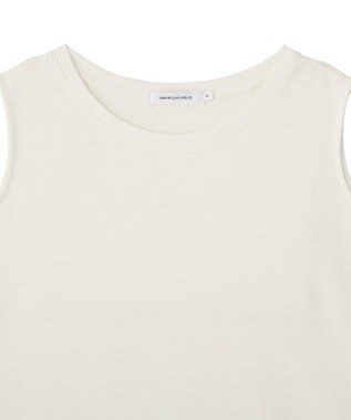 AMERICAN HOLIC ラウンドヘムタンクトップ Off White