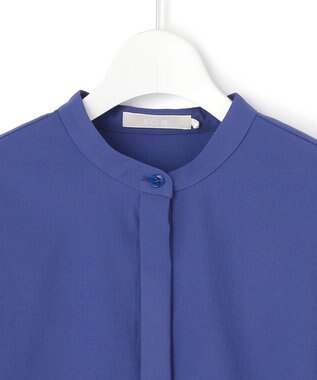 ICB 【先行予約】 ヴィンテージスパンブロード デザインブラウス ロイヤルブルー