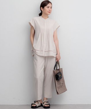 組曲 S スムースクロス テーパードパンツ